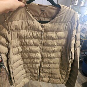 Uniqlo Collarless Heat Tech Jacket